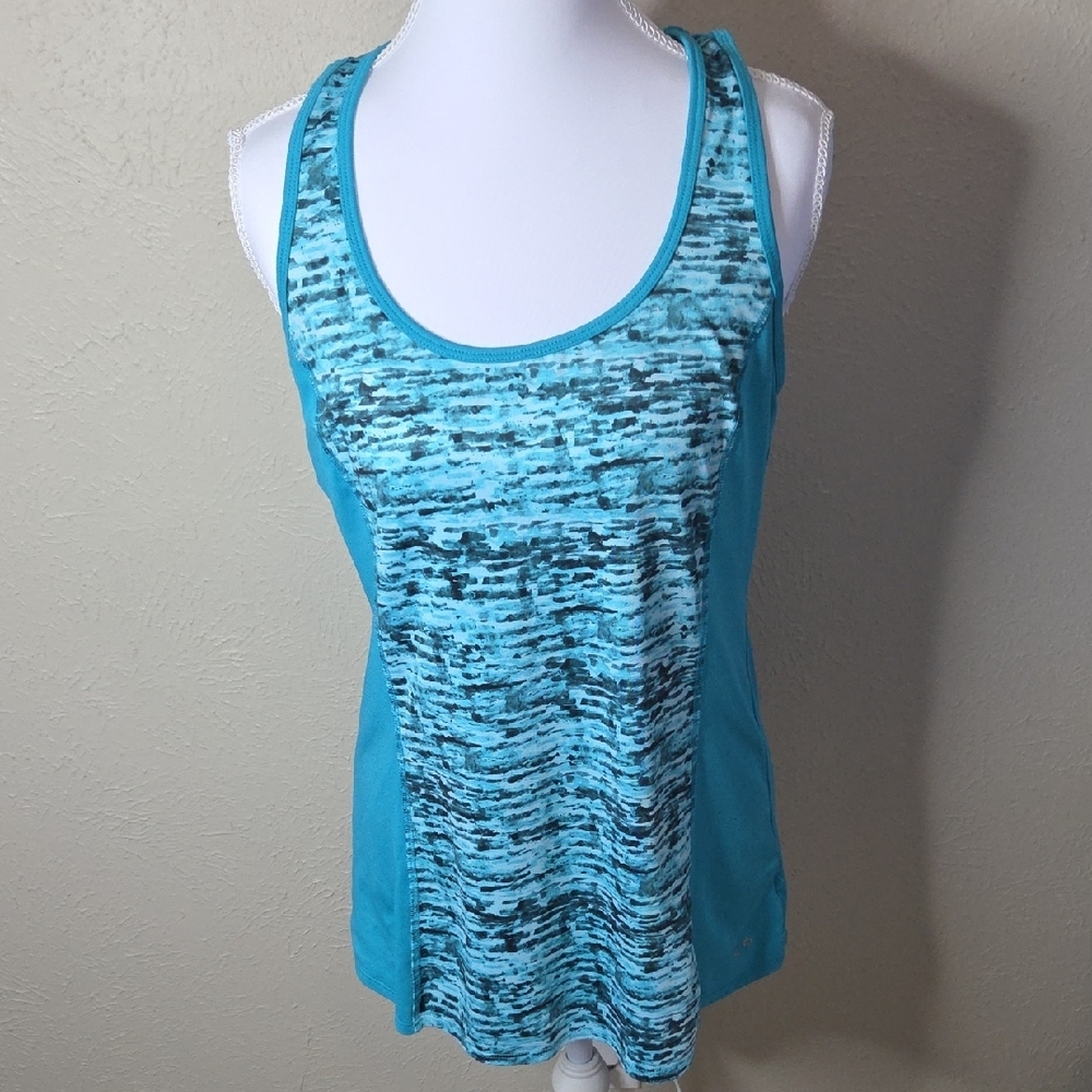 Champion Teal and Black Tank Top